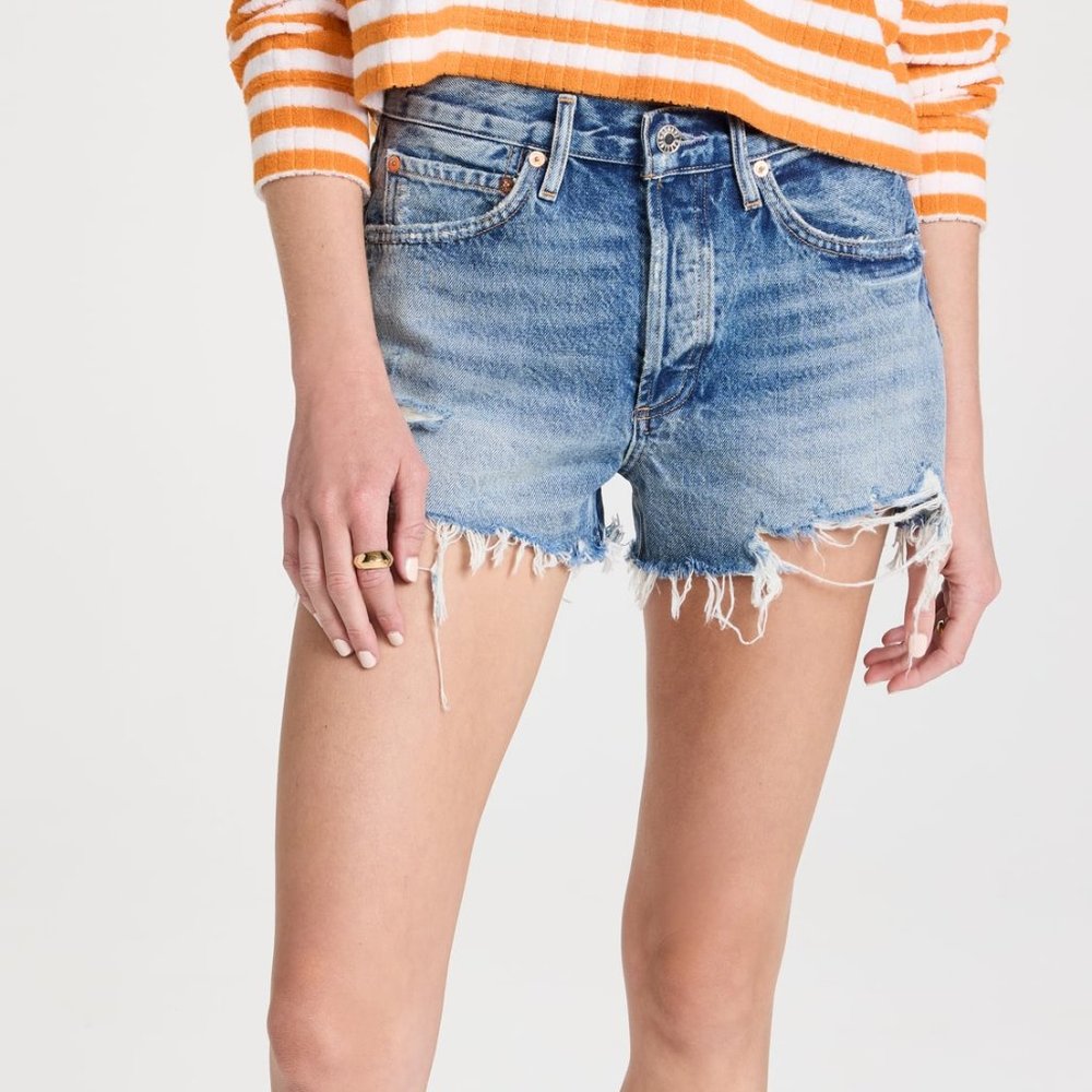 AGOLDE Parker Vintage Cut Off Shorts Size 28